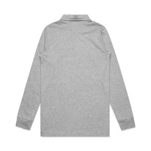 ATHLETIC HEATHER - BACK chad-l/s-polo-athleticheather-back